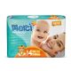 Merci-Baby Diaper Maxi Size 36 Pcs 4packs with wet wipe- old back sheet