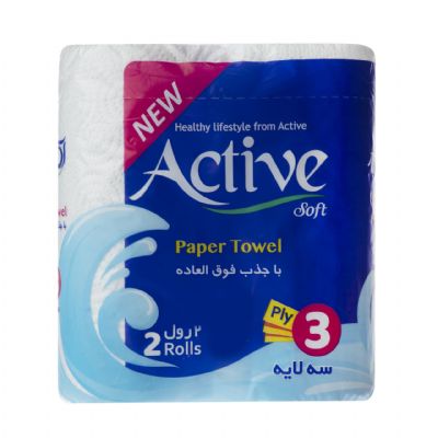 Active Paper Towel PTP 2 roll 18 packs 75 sheets*3 ply